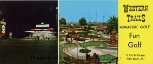 Western Trails postcard, circa 1960s