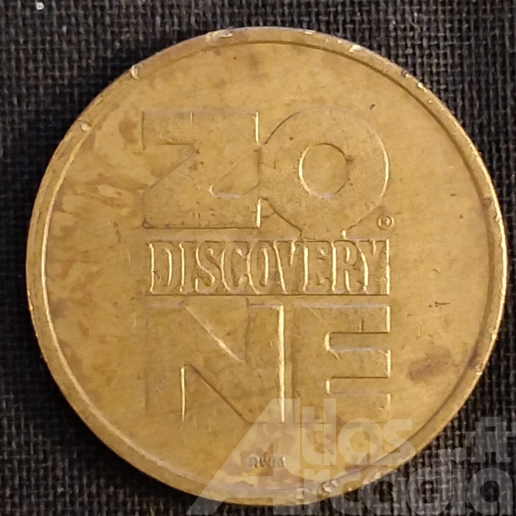 Discovery Zone: Stacked Logo 25mm, front