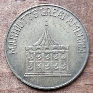 Marriott's Great America: Nickel (brass)