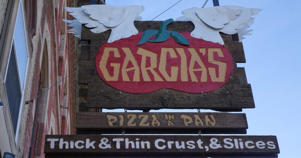 Garcia’s Pizza in a Pan: Bloomington-Normal IL 1531 E. College
