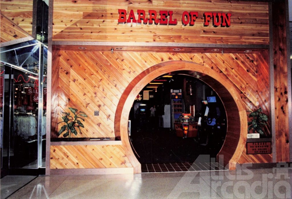 Barrel of Fun #02 Storefront, Tallahassee Mall, Tallahassee, FL in 1987