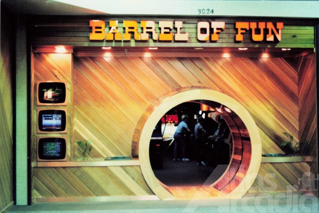 Barrel of Fun #20 storefront in Martin Square Mall, Stuart, FL.