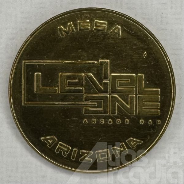 Level one arcade bar token obverse