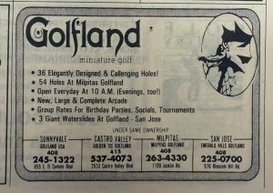 Photograph of Golfland: Sunnyvale, CA