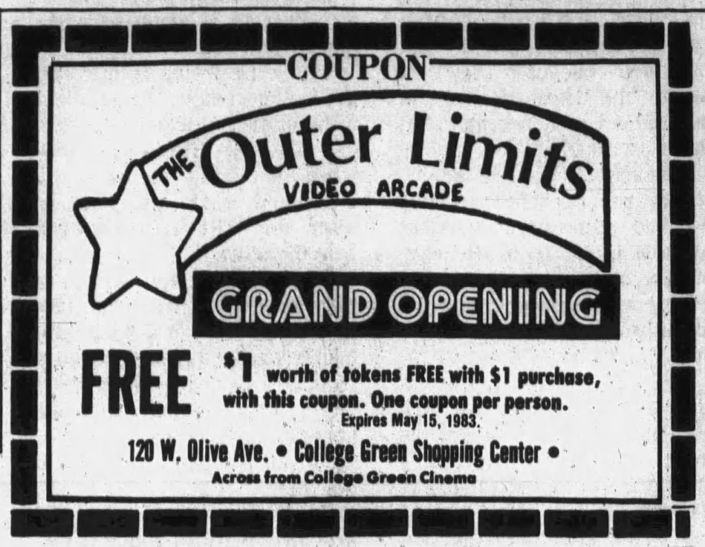 Photograph of The Outer Limits Video Arcade
