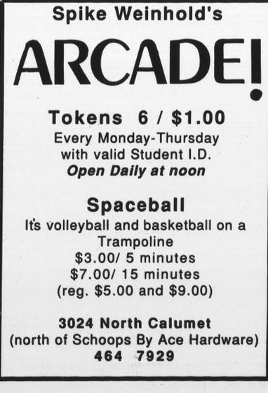 Spike Weinhold’s Arcade